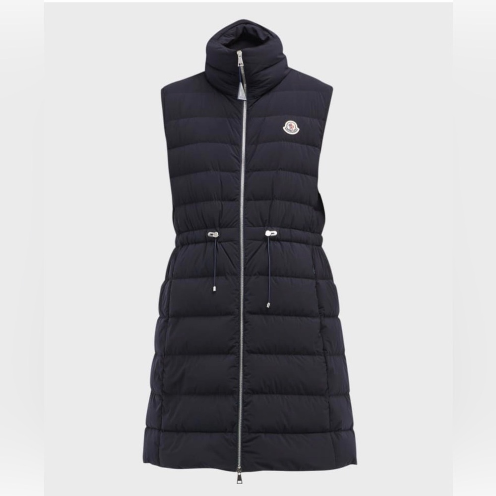 Moncler Black Quilted Puffer Vest